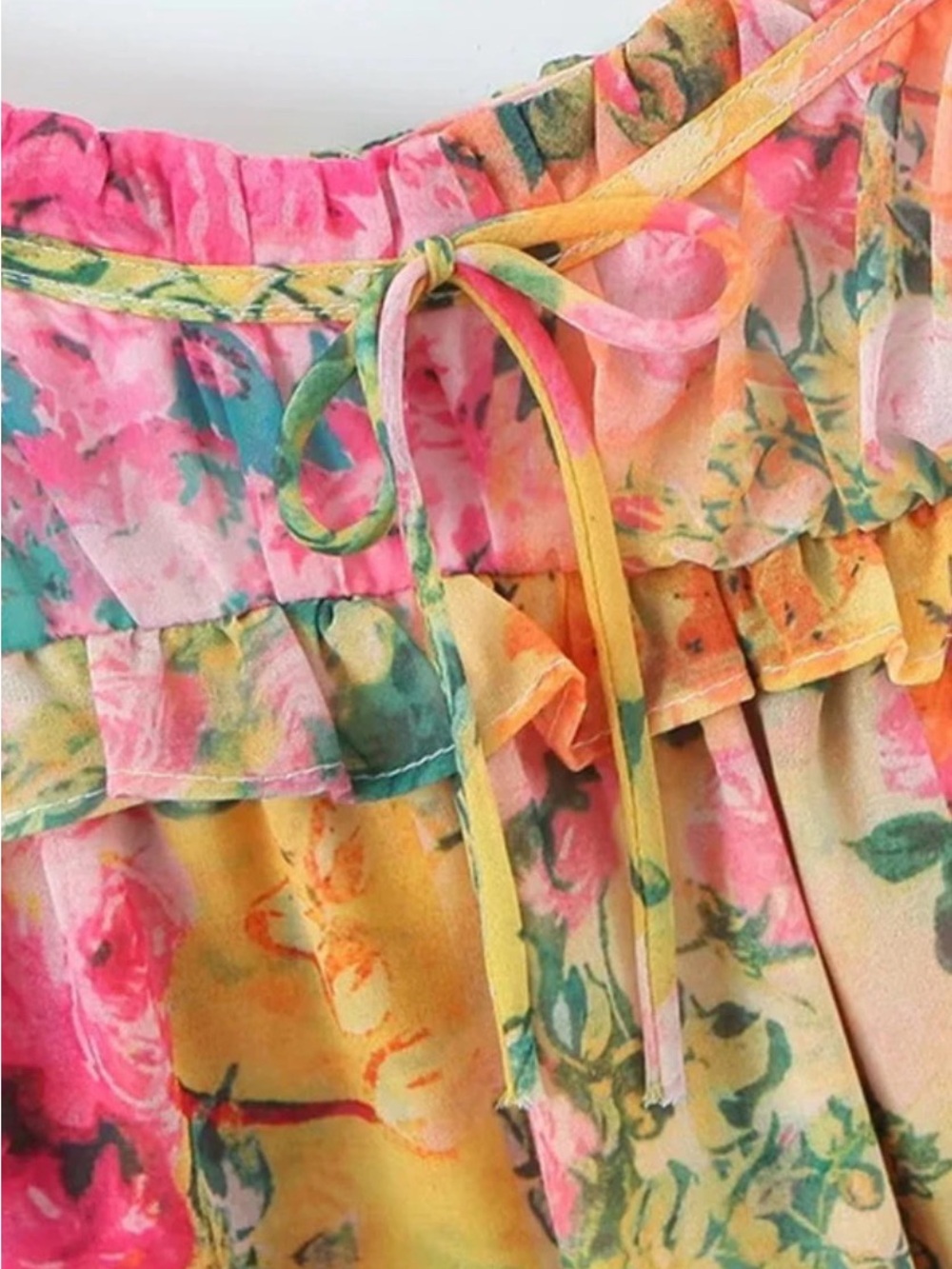 Madison Floral Mini Dress nwt bust 32.5 - Picture 6 of 6